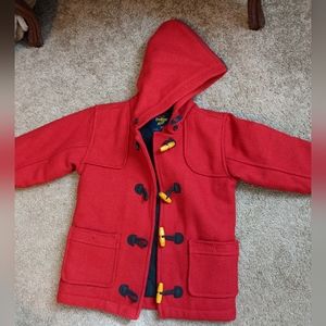 Red Osh Kosh B'Gosh Wool Coat